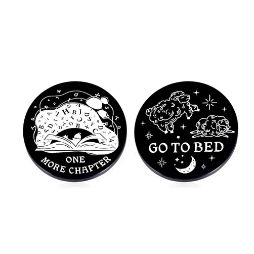AMBREGRISSUN Funny Stocking Stuffers Gifts Destiny Flip Coin for Girls Daughter Boys Son Girlfriend Boyfriend Christmas Birthday Valentines Day for Book Lover Teen Sister Friends Graduation Decision Maker
