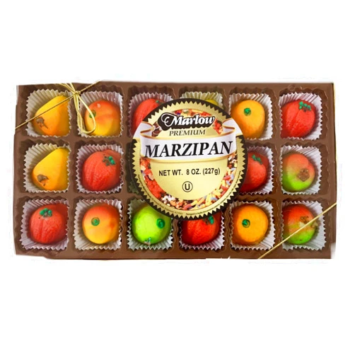Marlow Candy & Nut Company Marzipan by Marlow [FOOD] 18 pc. Assorted Fruit candy