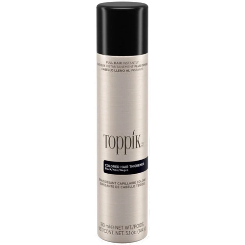 Toppik Colored Hair Thickener, Temporary Hair Color Spray for Root Touchup with Hair Thickening Fibers, 5.1 oz