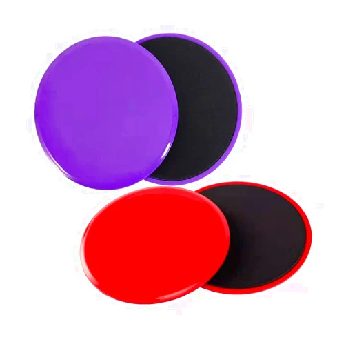 GASTAT Core Sliders for Working Out Core Sliding Discs Exercise Glider Discs Dual Sided Exercise Discs Fitness Equipment for Women Men Teens Abs and Core Home Travel Exercise Sliders 2 Pack Red and Purple