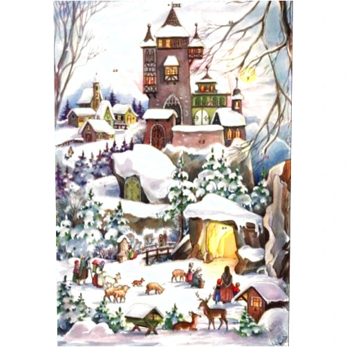 Richard Sellmer Verlag Winter Castle German Advent Calendar