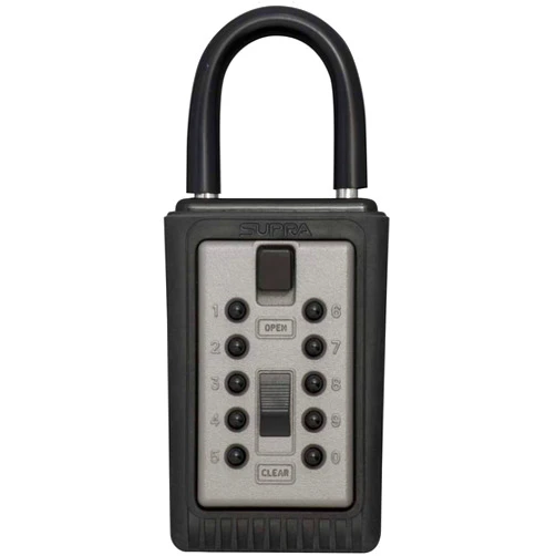 Kidde AccessPoint 001166 KeySafe 3-Key Portable Push Button Key Safe Box, Titanium Gray