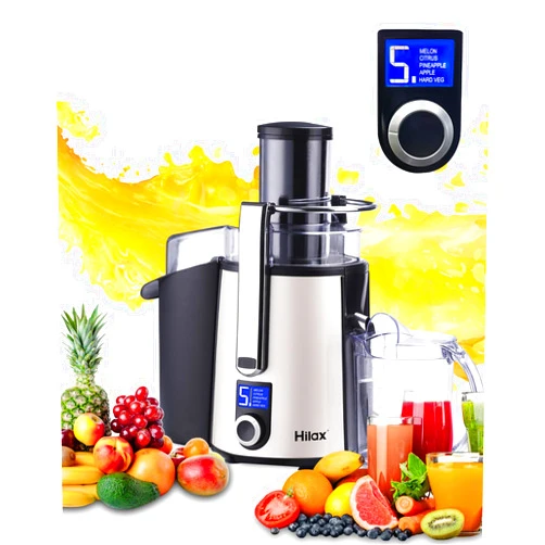 Hilax Centrifugal Juicer,1100w LCD Monitor with 3