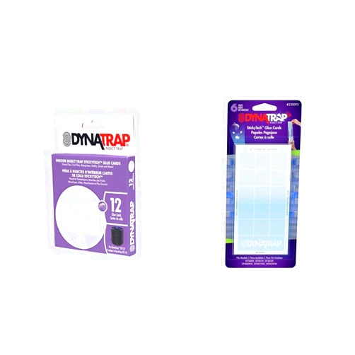 DynaTrap Replacement StickyTech Glue Boards for DT152 and DT3009/DT3019 Indoor Insect Traps - 12 and 6 Pack