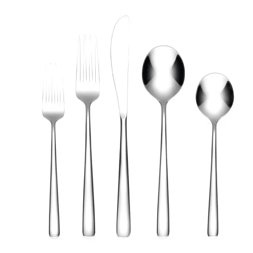 Cambridge Silversmiths Lorenn Mirror 20-Piece Flatware Set, Service for 4