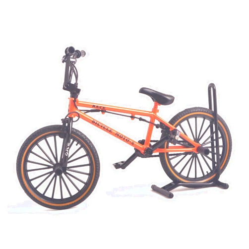 Ailejia Mini Diecast Finger Bike Extreme Sports Toy BMX Finger Bicycle Toys Game Set for Kids and Adults, Metal Bike Model Collections Decoration (BMX Red)