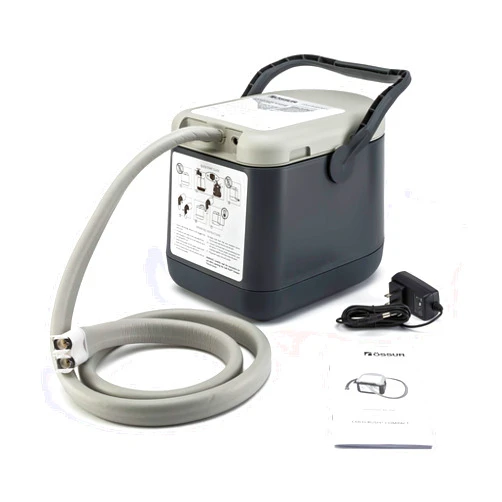 Ossur Cold Rush Compact Therapy Machine System - Quiet, Lightweight Ice Machine for Cryotherapy - Ergonomic Design for Pain and Swelling (Unit Only)