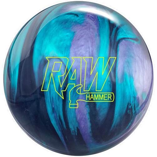 Hammer Raw Black/Purple/Teal Bowling Ball