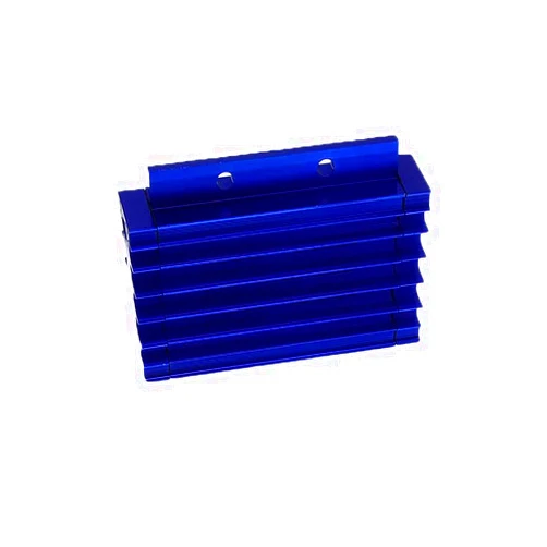 SEMOLTO CNC Engine Oil Cooler Kit, Aluminum Alloy Oil Cooler Cooling for Monkey Pit Dirt Bike 110cc 125cc 140cc 150cc(BLUE)
