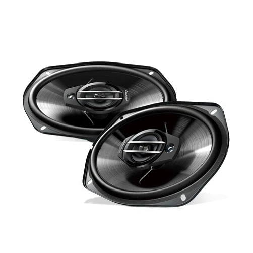 Pioneer TS-G6930F 3-Way Coaxial Car Audio Speaker, Full Range, Clear Sound Quality, Easy Installation and Enhanced Bass Response, Black 6” x 9” Oval Speaker