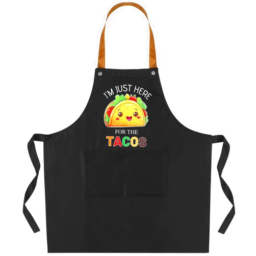 Langyiwee Taco Apron for Men Women Funny Mexican Apron Taco Lovers Gifts