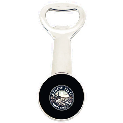 R and R Imports Atlantic Beach North Carolina Souvenir Destination Magnetic Bottle Opener 2-Pack