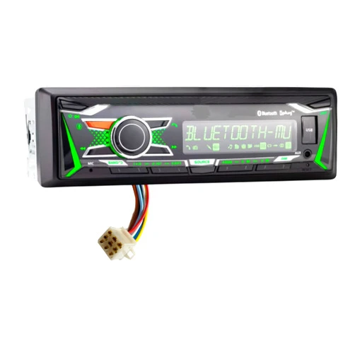 Generic Plug & Play Kubota Tractor Radio AM FM Bluetooth Streaming Colors Changing Display, Single Din, USB, 3.5mm Front Input, AUX, Direct Connect Harness RTV RTX 1100c B2650 X1100C KX