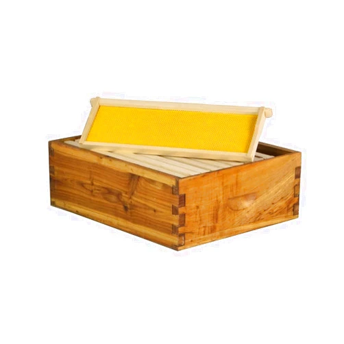 Hoover Hives 10-Frame Medium Super Box – Fully Assembled, Wax-Coated, Fits Langstroth Honey Bee Hives – Durable and Bee-Friendly Honey Storage