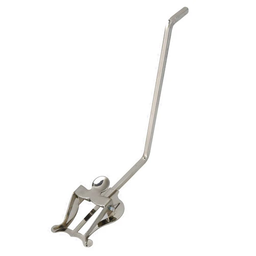 Yibuy Sax Clamp-On Clip Holder Lyre for Alto Tenor Saxophone Band For Marching Clips Silver