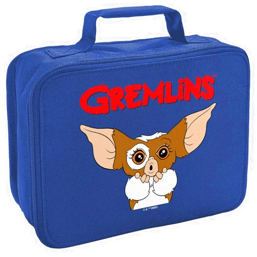 LOGOVISION Gremlins Gizmo Logo Insulated Soft Sided Lunch Box - Reusable Lunch Bag For School Office Work, BPA Free, Royal