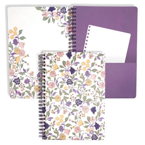 STEEL MILL AND CO. Steel Mill & Co Cute Floral Mini Spiral Notebook, 8.25