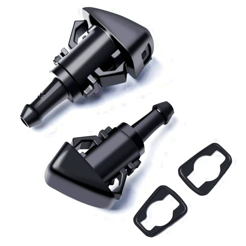 OTUAYAUTO Front Windshield Washer Nozzles - Replacement for Chrysler, Dodge, Jeep, Ram - Replaces OEM #: 4805742AB, 4805742AC. 5113049AA, 55077460AA, 5303833AA, Premium Spray Jet Kit (pack of 2)