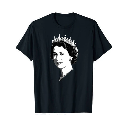 YAS QUEEN Elizabeth II England Meme Shirts British Queen Elizabeth II England Meme TShirt British Crown Britain T-Shirt