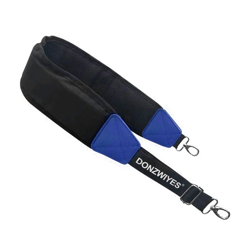 DONZWIYES Golf Bag Shoulder Strap Upgraded Single Padded Adjustable Straps Universal Replacement(Black,1 Pack)