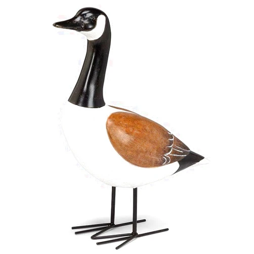 Abbott Collection Large Standing Canada Goose Figurine Statue (13