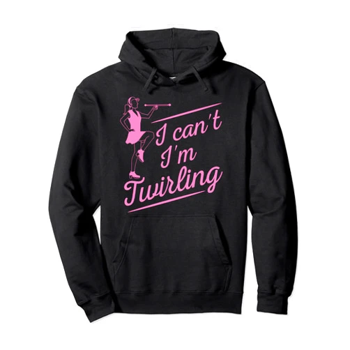 Gymnastics Choreography Majorette Athlete Designs Funny Twirling Gift For Baton Twirler Majorette Women Girls Pullover Hoodie