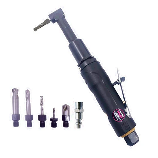 WILIN Air Threaded Drill Pneumatic Airplane Drill 1/4