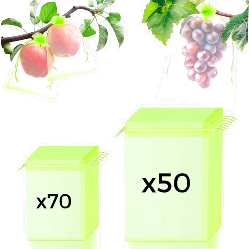 HIKUIBU 120pcs Fruit Protection Bags, 6