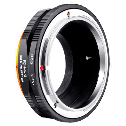 K&F Concept FD to M4/3 Lens Mount Adapter Ring Compatible for Canon FD Lens to Micro Four Thirds M43 Olympus Pen and Panasonic Lumix Cameras with Matting Varnish Design