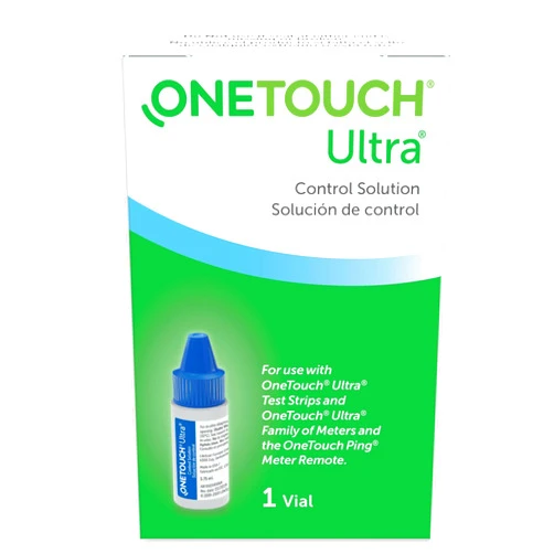 OneTouch Ultra Control Solution for Blood Glucose Meters, Test Strips - 0.126 Fl Oz
