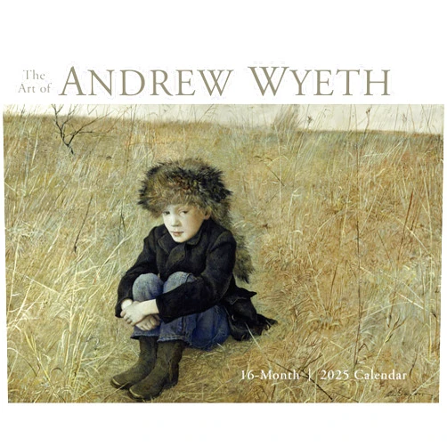 SELLERS PUBLISHING, INC. Art of Andrew Wyeth 2025 Wall Calendar, 16-Month Art & Design Calendar, 15