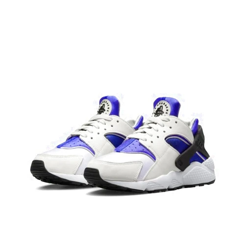 Nike Women's Air Huarache Running Shoes, White/Black-Lapis, Size 8 M US DH4439-107 White/Lapis/Deep Royal Blue/Black