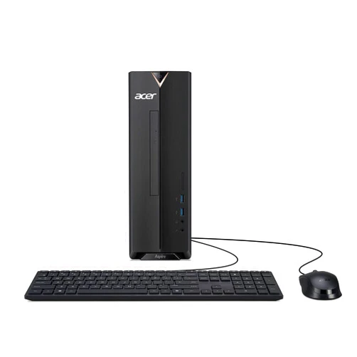 Acer Aspire XC-830-UA91 Desktop | Intel Celeron J4125 Quad-Core Processor (Up to 2.7GHz) | 8GB 2400MHz DDR4 | 256GB NVMe M.2 SSD | 8X DVD | Wi-Fi 5 | Bluetooth 4.2 LE | Windows 10 Home
