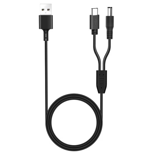 YOUNGPRO Charger Cord for Bousnic Dog Shock Collar Charger,Shock Collar Charger Compatible with Bousnic Dog Shock Collar RS2A,RS2B,2-in-1 DC Charing Collar USB Cable for Bark Collar Charger Replacement,1pcs