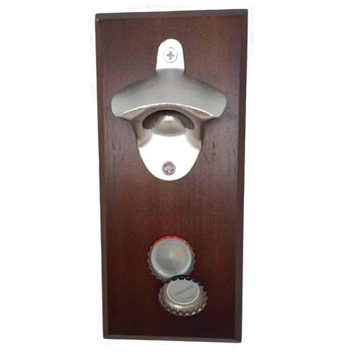 YaeKoo Magnetic Bottle Opener - Cap Catcher, Wall-Mounted, Refrigerator Magnet