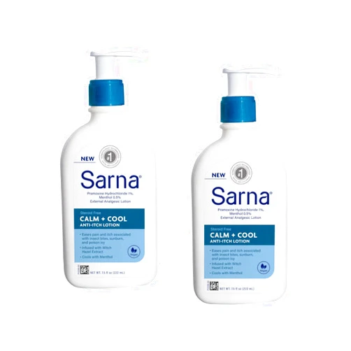 Sarna Calm + Cool Anti-Itch Lotion 7.5 Fl. Oz. (Pack of 2)