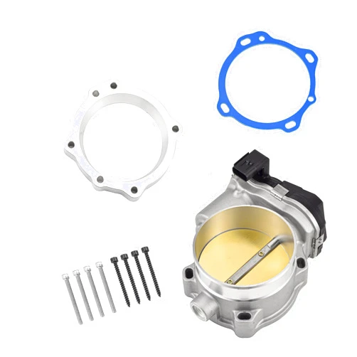 WCY WCYTECHS 95mm Larger Throttle Body W/Spacer Fits 2013+ Chrysler 300C Dodge Challenger R/T SRT HEMI 5.7L 6.1L 6.4L