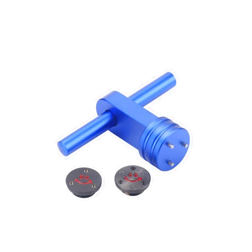 DAZUZ Golf 3-Prong Wrench Tool with Weights Screws for Taylormade TP Collection & Spider Mini Putter (Blue)