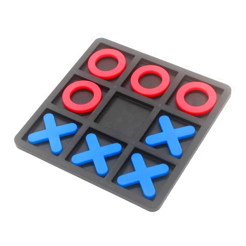 BQSPT Tic Tac Toe Board Game,Tic Tac Toe Family Game, Classic Board Game, Classical Family Board Game,Children's Tic Tac Toe Game, Plastic tic tac Toe Game, Board Size 15 X 15 cm