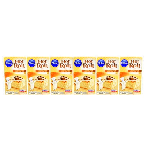 Pillsbury Specialty Mix Hot Roll, 16-Ounce Boxes , 1 pound (Pack of 6)