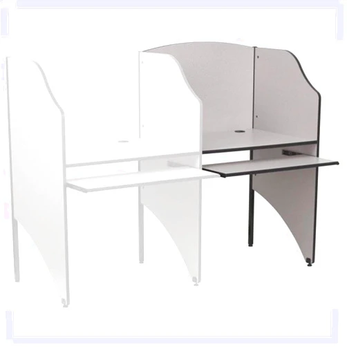 Rosebery Kids Add on Study Carrel in Nebula Gray