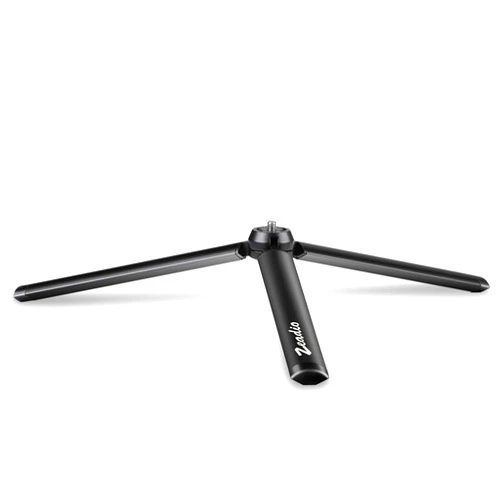 Zeadio Metal Mini Tripod, Desktop Tabletop Stand Tripod with 1/4 Inch Screw for Smooth 4, Crane Plus, Crane 2, Osmo Mobile, Ronin-S, Vimble 2, Gimbal Handle Grip Stabilizer and All Cameras