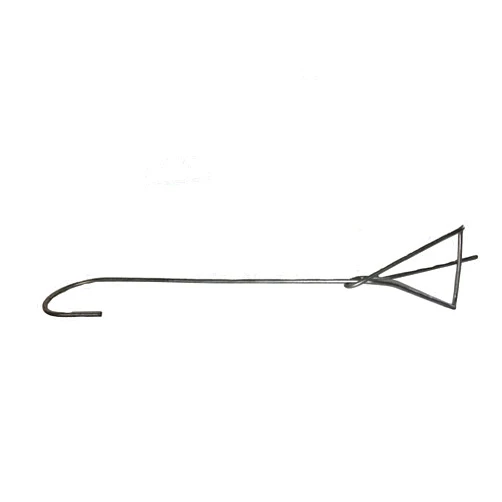 Orchid Nerd 12 inch Galvanized Single Clip-on Pot Hanger for Orchids and Household Plants (5 Pack)