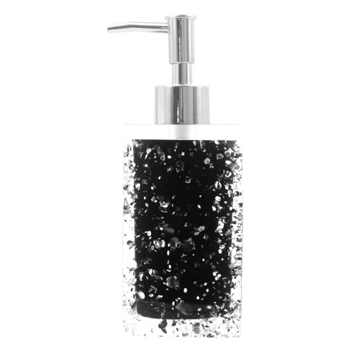 LUANT Resin Lotion Soap Dispenser Pump for Kitchen or Bathroom Countertops (Black)
