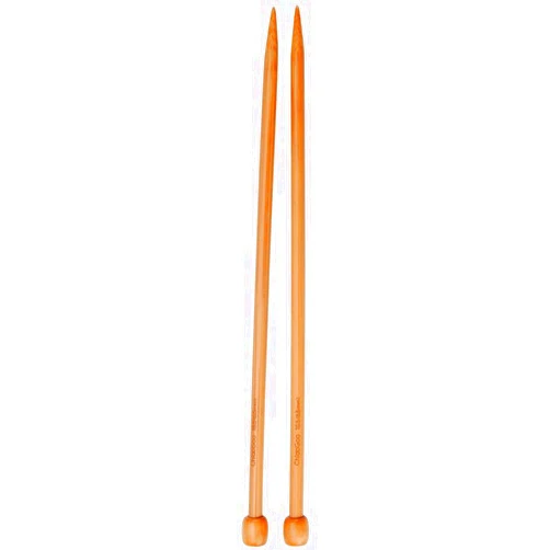 ChiaoGoo Single Point 13 inch (33cm) Bamboo Dark Patina Knitting Needle Size US 11 (8mm) 1033-11