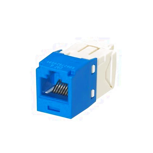 Panduit Mini-Com TX6 Plus Giga-Channel Cat6 Jack, Blue, Pack of 24 CJ688TGBU-24