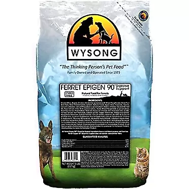 Wysong Ferret Epigen 90 Digestive Support - Dry Ferret Food - 5 Pound Bag