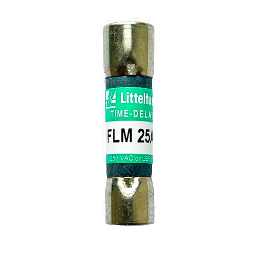 CXW CXW TECHNOLOGIES New FLM 25A FLM025 FLM-25 FLM-25A 250Vac Time Delay Fuse, Pack of 10