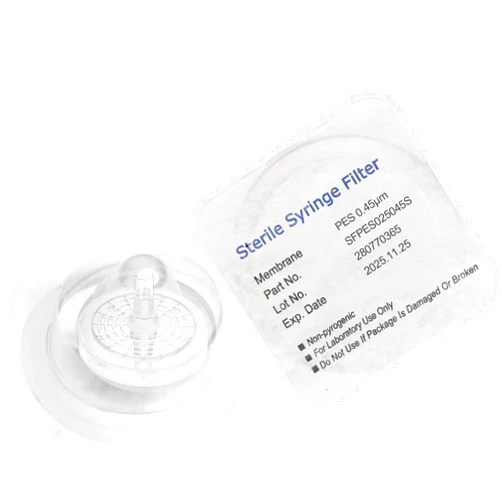 Biomed Scientific Sterile Syringe Filters PES 25 mm Diameter 0.45um Pore Size Individually Packaged 10/pk by Biomed Scientific