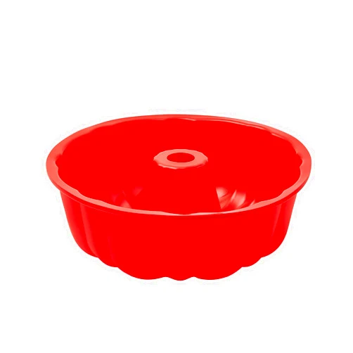 SOV silicone bundt cake pan, silicone Cake Molds, Bakeware Non Stick 10 inch bundt Pan for Jello,Gelatin,cake, Silicone Baking Molds for Cakes, Round Baking Pan (2 pcak) (1)